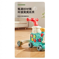 【 現貨】3合1防翻車多功能助步車兒童小火車 學步車6062寶寶手推車(影片必看)2