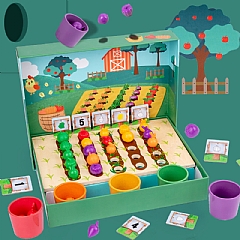 (代購)仿真播種遊戲智力開發啟蒙早教玩具水果蔬菜農場1