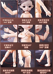 17公分迷你洋娃娃禮盒芭比娃娃 003-7女孩仿真生日節禮物(影片必看)6