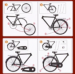 DIY拼裝版二八大槓合金自行車腳踏車(影片必看)2
