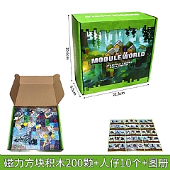 麥塊磁力方塊積木盒裝磁吸磁鐵組裝磁力積木(影片必看)2