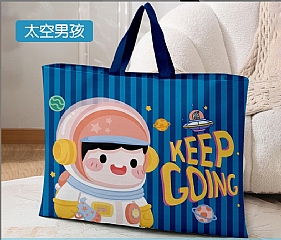 幼稚園兒童被子收納防水牛津棉被袋 幼兒園被子收納袋手提袋(影片必看)2