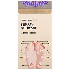 1超大指壓板圓形加厚家用足底按摩墊運動按摩趾(影片必看)2