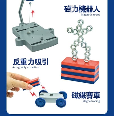 12合1磁懸浮羅盤 SD551 物理磁力科學實驗套裝(影片必看)10953