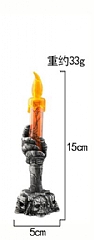萬聖節鬼手燈創意擺飾道具骷髏手燈蠟燭燈(影片必看)6