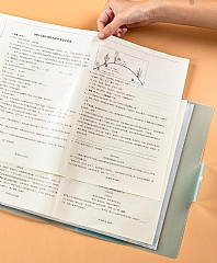【現貨 】A3學生試卷收納袋8k資料冊插頁活頁文件夾(影片必看)6