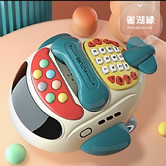 多功能雙語電話故事機飛機83355投影寶寶手機益智力寶寶玩具(影片必看)3