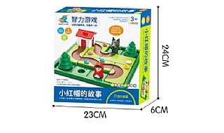 思維訓練益智小紅帽拼圖智力通關兒童動腦桌遊遊戲(影片必看)4