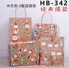 聖誕系列牛皮紙袋 聖誕節包裝袋(不挑款)(影片必看)3