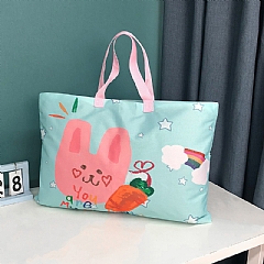幼稚園兒童被子收納防水牛津棉被袋 幼兒園被子收納袋手提袋(影片必看)3