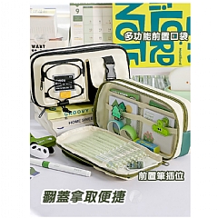 學生必備大容量筆袋 簡約耐髒收納盒 國小國中高中都在用的文具袋(影片必看)5