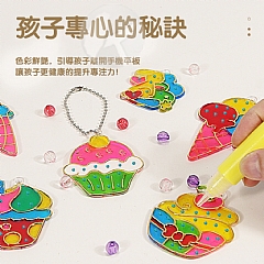 NO免烤膠畫DIY兒童塗鴉填色手工塗色材料W603 W605(影片必看)5