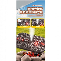 中秋烤肉 噴霧燒烤爐過家家玩具按壓出水1234-14D仿真烹飪廚房戶外室內互動(影片必看 )6