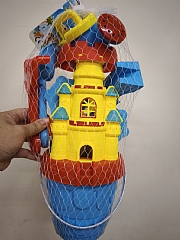 D-964 99城堡沙漏桶戲水沙灘玩沙工具2