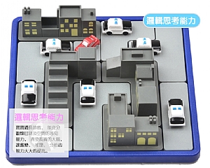 益智 桌遊 0809 驚險攔截 警察抓小偷任務迷宮60關4
