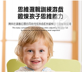 益智早教邏輯遊戲智力開發 四色動物邏輯遊戲3