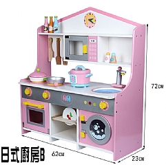A-日式大號廚房爐具 益智木製模擬早教 兒童趣味餐廚玩具(影片必看)3