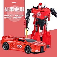 手辦變形機器小汽車二合一男孩模型變形車JY675(影片必看)1