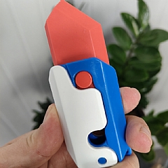 3D重力蘿蔔刀解壓推牌小玩具小蘿蔔刀(不挑色)2