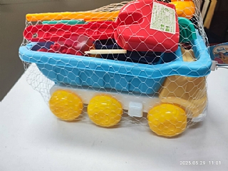 D-310 199 大砂石車 小鴨夾 全套戶外挖沙工具沙灘鏟子海邊夏季玩具6
