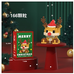 相容於樂高聖誕樹積木 小顆粒6-12歲兒童益智玩具1407-14012