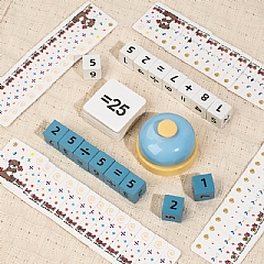 加減乘除積木運算木製數位運算 數字運算對抗積木 互動對戰桌遊早期教育益智玩具4