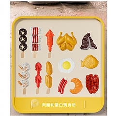 中秋烤肉 噴霧燒烤爐過家家玩具按壓出水1234-14D仿真烹飪廚房戶外室內互動(影片必看 )7