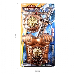 兒童塑膠男盾牌復古兵器親子盔甲6236-B3鎧甲模具(影片必看)3