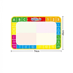 【 現貨】水畫布 ZX3602兒童神奇魔法 彩色寫字塗鴉毯 水畫布 水畫本 水塗鴉2