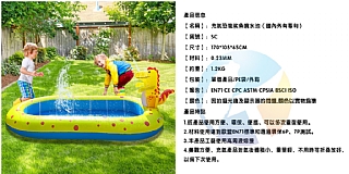 恐龍噴水池灑水戲水泳池戲水玩具戲水池(影片必看)6