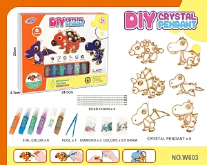 NO免烤膠畫DIY兒童塗鴉填色手工塗色材料W603 W605(影片必看)2