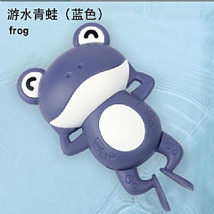 抖音同款游泳小青蛙洗澡玩具發條青蛙會游泳(影片必看)2