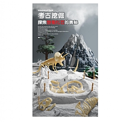 化石考古挖掘玩具 考古挖寶 恐龍化石 605-6 霸王龍(影片必看)6