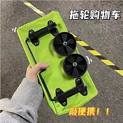 便攜買菜車小車可折疊可背式包購物車手拉車推車輕便帶7