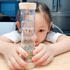 奧爾夫雨聲筒 擬下雨模擬響筒幼兒音樂教具 益智早期教沙漏玩具 大號款2