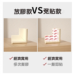 超柔彈性嬰兒安全用品防撞桌角 防護角 防撞角 一包10個（配膠自貼）(影片必看)4