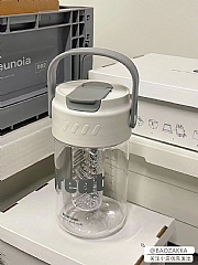 水杯女生高顏值大容量運動帶茶隔學生上班族杯子_600ml 水壺6