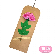親手作母親節手工DIY材料包 康乃馨 紙卡吊飾(影片必看)5