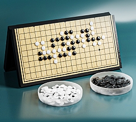 圍棋台灣之光磁性圍棋兒童學生益智黑白棋子收納棋盤套6