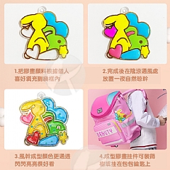 NO免烤膠畫DIY兒童塗鴉填色手工塗色材料W603 W605(影片必看)6