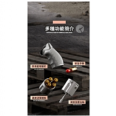 機械聯動ZP-5砸響砲左輪軟彈槍男孩手槍模型一鍵 可發射玩具槍6