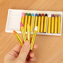 彩色蠟筆28色DIY手繪塗鴉臉彩(影片必看)5