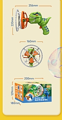 B-恐龍泡中泡泡機H014 恐龍吹泡泡 泡泡槍(影片必看)4