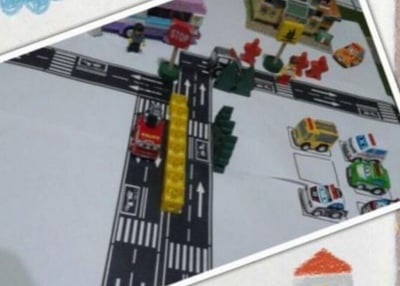 兒童馬路膠帶 DIY道路火車鐵道規劃紙膠帶2