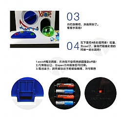 投幣扭蛋機娃娃機桌上型SLW-98956 聲光扭蛋機 扭蛋機 投幣機 抽獎機 投幣式轉蛋機 派對遊戲 抽獎樂 遊戲機扭蛋機(影片必看)5