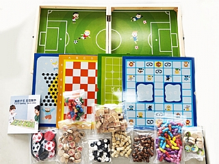 豪華思維養成 木質典藏十五合一智慧棋藝組 15合1(影片必看)2