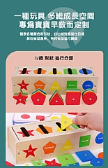 幾何配對蒙特梭利顏色形狀認知教具 1331 (影片必看)7