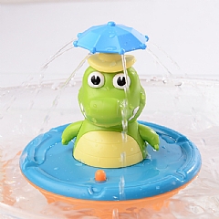 感應噴水鱷魚 澡玩具 6011兒童室內戲水玩具 嬰兒浴室玩具(影片必看)2