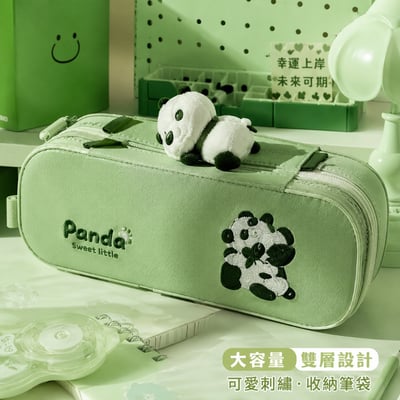 小學生文具盒大容量太空人 雙拉鍊 雙層小學生文具盒防水耐髒筆袋(影片必看)2