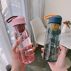 隨手杯太空杯隨身濾網杯防摔帶刻度 學生水瓶 水壺2